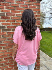 Pink Net Side Panel Top Willow