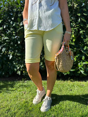 Lemon Relaxed Summer Shorts