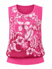 Lipstick Floral Top Natasha