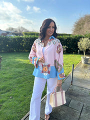 Pink Nucleus Printed Shirt Lucia