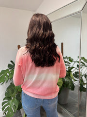 Peach Ombre Stripe Top Izzy