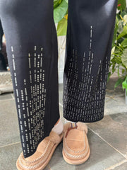 Black Diamante Leisure Set Isla