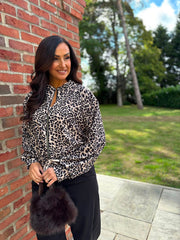 Natural Animal Print Jacket Rhianna