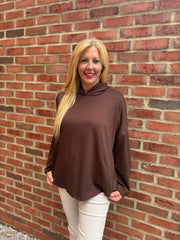 Chocolate Hooded Sweat Top Ada