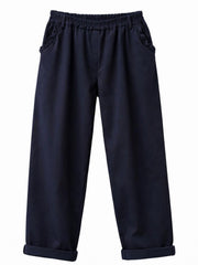 Navy Frill Pocket Trousers Sasha