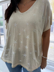 Gold Star Shimmer Top Sadie