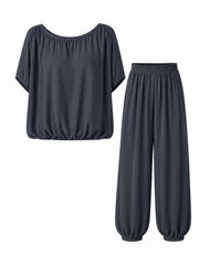 Charcoal Two Piece Trouser Set Sara