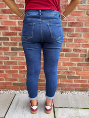 Dark Denim Straight Leg Jeans