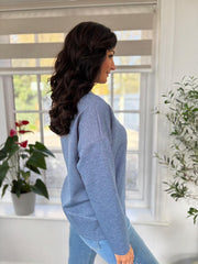 Denim Essential Sweatshirt Angela