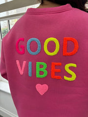 Lipstick Premium Good Vibes Sweatshirt Alya