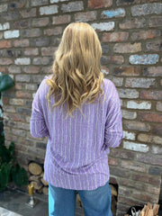 Lilac V Neck Top Sydney