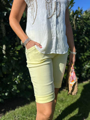 Lemon Relaxed Summer Shorts