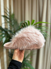 Pink Fluffy Mule Slippers