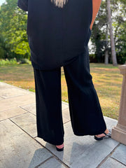 Black Sequin Star Trousers Taryn