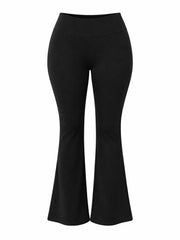 Black Kick Flare Gym Leggings