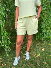Lemon Soft Towelling Set Adriana