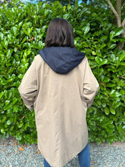 Mocha Longline Trench Coat