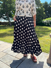 Black Polka Dot Skirt Amy