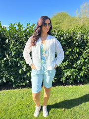 Blue Relaxed Summer Shorts