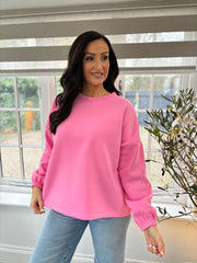 Candy Pink Premium Iconic Sweatshirt Marcie