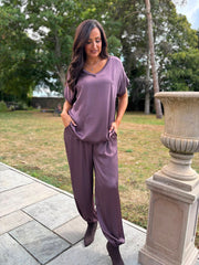 Grape Shimmer Tee Aubrey