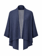 Navy Bubble Cotton Jacket Beth