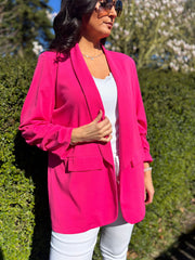 Lipstick Pink Take You Anywhere Jacket