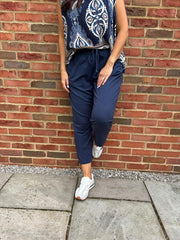 Navy Essential Joggers Stella