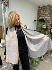 Rose Abstract Lines Scarf