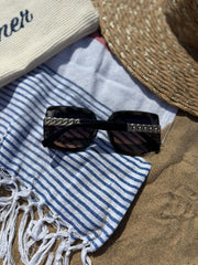 White Tortoiseshell Sunglasses Henley