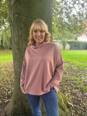 Rose Hooded Sweat Top Ada