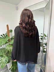 Black Pussy Bow Blouse Ellis