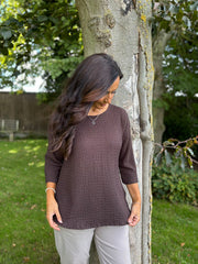 Chocolate Textured Top Anette
