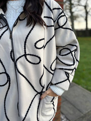 Stone Rope Detail Jacket Kirsty