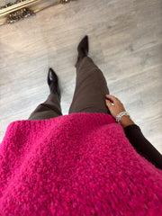 Lipstick Popcorn Knit Amanda