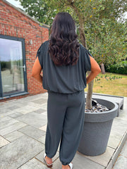 Charcoal Two Piece Trouser Set Sara