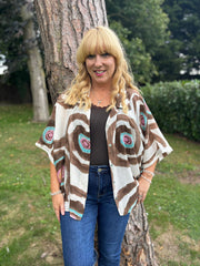 Stone Tie Dye Print Blouse Katherine