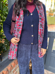 Navy Soft Knit Cardi Kesha