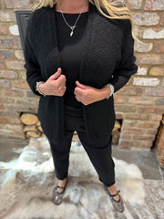 Black Edge Top Edge Cardi Lynn