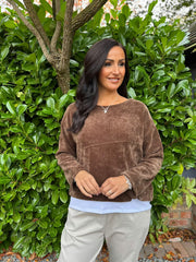 Chocolate Chenille Sweatshirt Skye