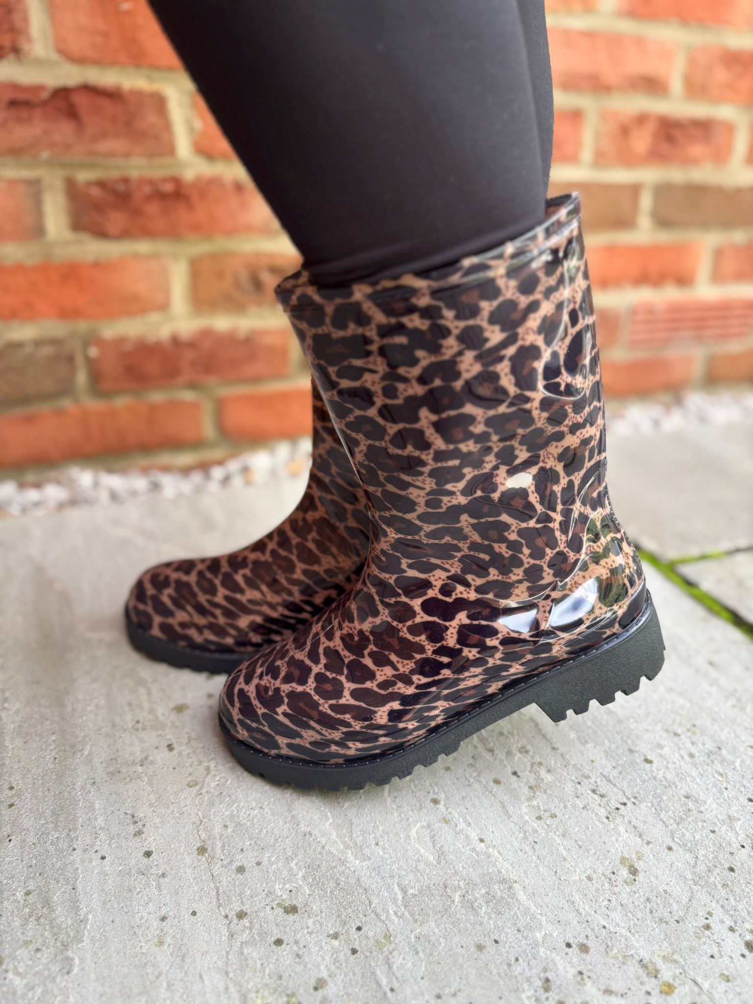 Leopard Print Wellies – Tillett's - Main Image