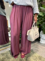 Wine Tina Trousers