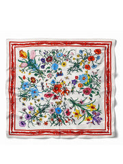 Red Wildflower Scarf