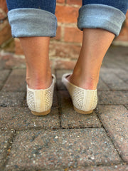 Stone Diamante Chain Loafer