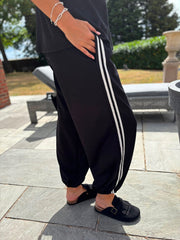 Black Stripe Leisure Set Billie