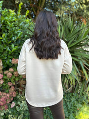 Gold Metallic Sweat Top India