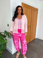 Lipstick Coastal Print Hareem Trousers