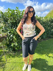 Black Relaxed Summer Shorts