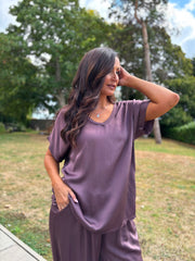 Grape Shimmer Tee Aubrey