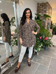 Natural Leopard Tunic Gloria